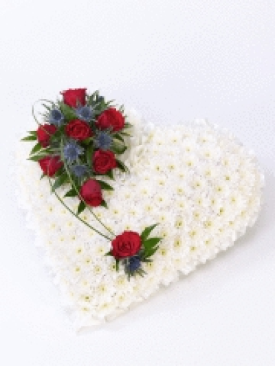 Heart with posy - 